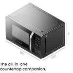 Chefman MicroCrisp Convection Microwave Oven - Black