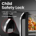 Chefman MicroCrisp Convection Microwave Oven - Black