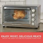 Black+Decker Stainless Steel Rotisserie Toaster Oven