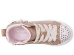 SKECHERS Kids Twinkle Toes Charm Sneakers, Rose Gold