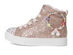 SKECHERS Kids Twinkle Toes Charm Sneakers, Rose Gold