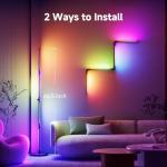 RGB LED Corner Floor Lamp with Smart Control