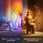RGB LED Corner Floor Lamp with Smart Control
