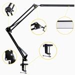 Adjustable LED Desk Lamp with Clamp & Memory
