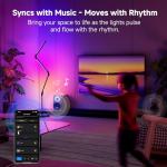 RGB LED Corner Floor Lamp with Smart Control