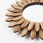 COM4SPORT 12 Inch Boho Wall Mirror – Rustic Decor