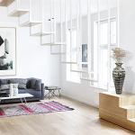 20-Inch Tall Mosaic Floor Vase - Silver & Black