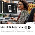 ONASAR 6x9 Washable Grey and Black Area Rug