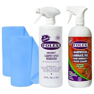 FOLEX Instant Carpet and Floor Spot Remover Bundle