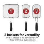 Hamilton Beach Electric Deep Fryer with 3 Baskets