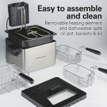 Hamilton Beach Electric Deep Fryer with 3 Baskets