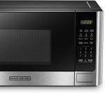 BLACK+DECKER 0.9 Cu Ft Microwave Oven with Turntable