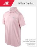 New Balance Boys Polo and Short Set, Dusty Pink