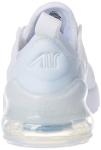 Nike Girls Air Max 270 Shoes, White/Silver