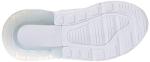 Nike Girls Air Max 270 Shoes, White/Silver