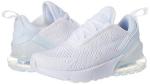 Nike Girls Air Max 270 Shoes, White/Silver
