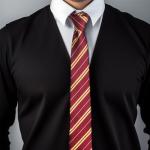 Red Satin Halloween Cosplay Necktie for All