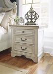 Realyn French Country 3 Drawer Nightstand with USB Ports