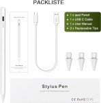 Stylus Pen for iPad: Fast Charging & Magnetic