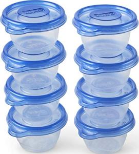 Glad Mini Round Food Storage Containers - 8 Pack