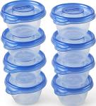 Glad Mini Round Food Storage Containers - 8 Pack