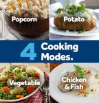 GE 1,200-Watt Countertop Microwave Oven, 2.0 Cu Ft