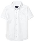 Boys' Short Sleeve Oxford Shirt - White