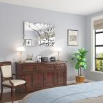 KOHROS 36x24 Inch Frameless Wall Mirror