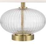 Darrah 19" Clear Glass Table Lamps - Set of 2