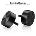 YaFex Adjustable Heavy Duty Curtain Rod, 32-150 Inch