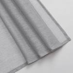 Soft Gray Semi Sheer Window Scarf Valance