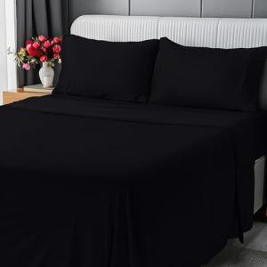Utopia Jersey Knit 4-Piece Queen Sheet Set