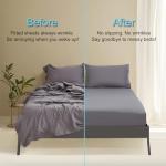 Popfavor Deep Pocket Queen Fitted Sheet Set