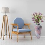 DecorShore 22-Inch Purple Mosaic Floor Vase