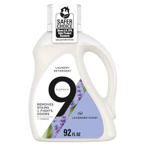 9 Elements Lavender Liquid Laundry Detergent, 92 fl oz