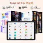 10.1" Android Tablet with 10GB RAM & 128GB Storage