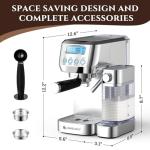 AMZCHEF Espresso Machine with Automatic Milk Frother