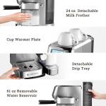 AMZCHEF Espresso Machine with Automatic Milk Frother