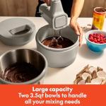 Bella 3.5 Qt Electric Hand & Stand Mixer