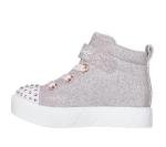 SKECHERS Twinkle Toes Heart Glow Sneaker, Rose Gold