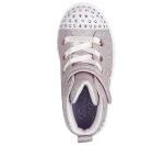 SKECHERS Twinkle Toes Heart Glow Sneaker, Rose Gold