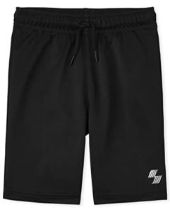 Boys Basketball Shorts - Black, Size Medium
