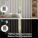 Ava Natural Blackout Curtains - 63 Inch, 2 Panels