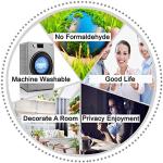 Ombre Room Darkening Curtains - Black to Grey