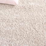 Beige Non-Shedding California Shag Area Rug 5'3"x7'6