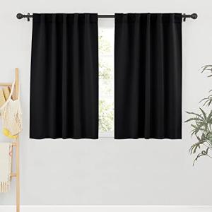 RYB HOME Blackout Curtains for Small Windows