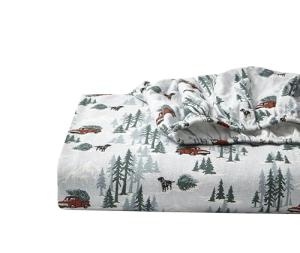 Eddie Bauer Queen Cotton Flannel Sheets Set