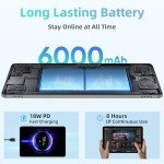 10-Inch Android 15 Tablet with Octa-Core Processor