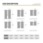 Eucalyptus Floral Kitchen Window Curtains - Sage Green