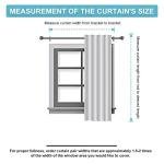 RYB HOME Blackout Curtains for Small Windows